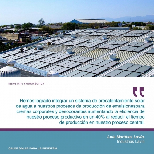 SPB México Testimonio Industrias Lavín Módulo Solar